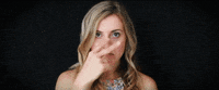 BinaBianca serious watching threat watching you GIF