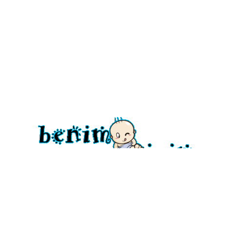 benimizim giphygifmaker ayak izi benim izim el izi Sticker