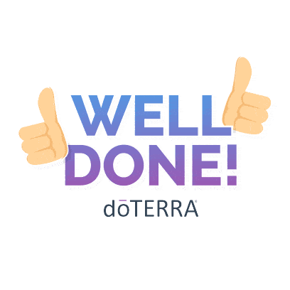 Well Done Thumbs Up Sticker by doTERRA Essential Oils