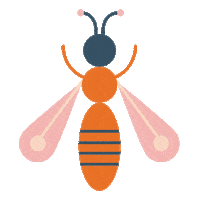 Fly Bug Sticker by Take Note Papelaria