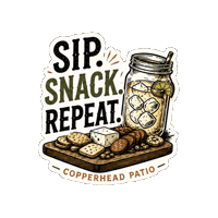 Happy Hour Summer Sticker by CopperheadDistillery