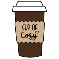 Stay Warm Cup Of Coffee Sticker by Schoolgirl Style Classroom Decor