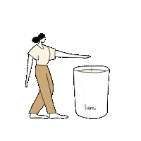 Light Sticker by Lumi Candle