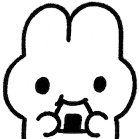 Rabbit Onigiri Sticker by zakiyoshi