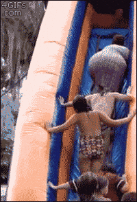 Stairs Fail GIF
