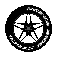 Wheels Sticker by Never Ride Stock