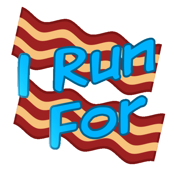 NATHANSports beer pizza run running Sticker