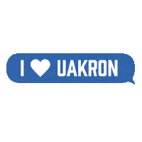 Ua Zips Sticker by The University of Akron