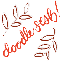 Lettering Doodle Sticker