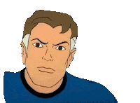 Angry Fantastic Four Sticker by Leroy Patterson