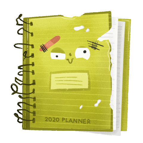 sarahriedlinger giphyupload 2020 quarantine planner Sticker