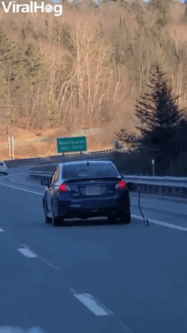 Car Drives Off With Gas Hose Attached GIF by ViralHog