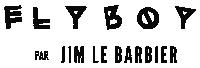 Barbershop Flyboy Sticker by Jim Le Barbier