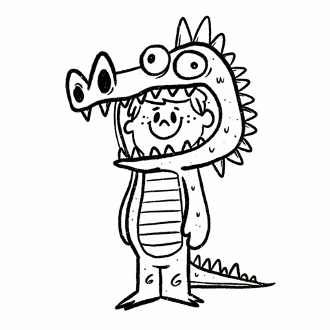 edvill giphygifmaker procreate crocodile edvill GIF