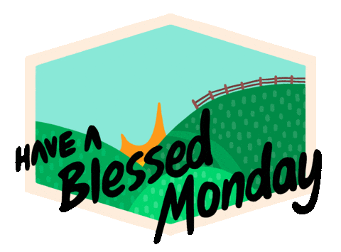 Monday Morning Sticker by Yeremia Adicipta