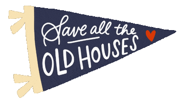 cheapoldhouses retro vintage home house Sticker
