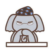 Emoji Elephant Sticker
