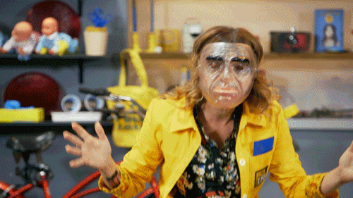 kevin pereira mask GIF by truTV’s Hack My Life