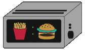 Alarm Clock Flash Sticker by Postmates