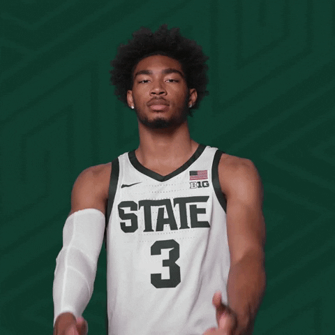 Go White Thumbs Up GIF by Michigan State Athletics