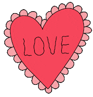 Love Yourself Heart Sticker by nicolle velcro