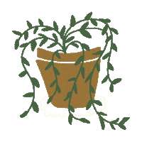 Vintage Plant Sticker