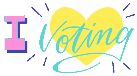 Heart Voting Sticker