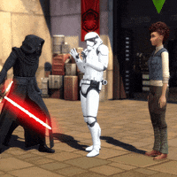 Star Wars Wow GIF by The Sims