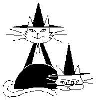 bugknife cat magic pixel art witch Sticker