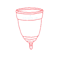 HolistiCup menstrual cup copa menstrual holisticup Sticker