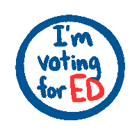 I Vote Election 2020 Sticker by Ed Markey