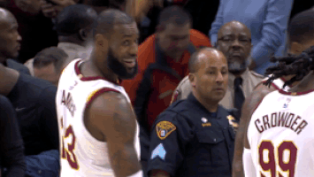 lebron james cle GIF by NBA