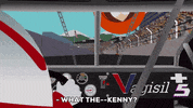 falling off kenny mccormick GIF by South Park 