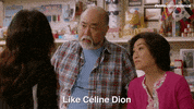 Celine Dion Singer GIF by Kim's Convenience