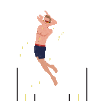 Serve On Fire Sticker by SportsManias