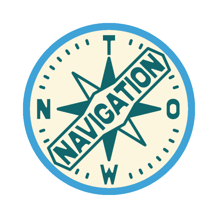 Navigation Sticker by Bestival