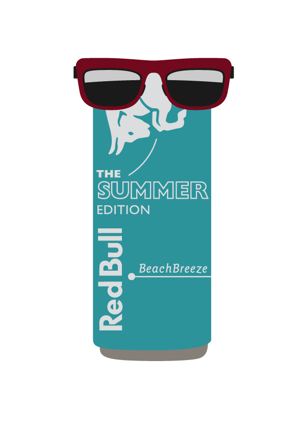 redbull summer drink red sun GIF