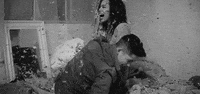 black and white relationships GIF