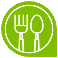 Spoon Fork Sticker by MeineZutat
