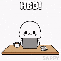 Happy Birthday GIF by Sappy Seals