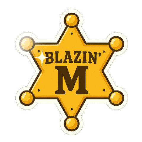 Badge Sheriff Sticker by BlazinMRanch