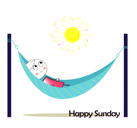 Happy Sunday Sun Sticker