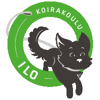 Koirakoulu_Ilo koirakouluilo koirakouluilovinkkaus koirakouluilologo Sticker