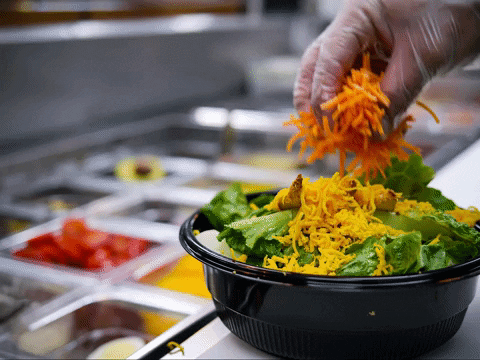 lunch salad GIF by Russ Gifs