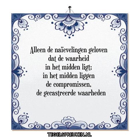 Humor Spreuk Sticker by Tegelspreuken.nl