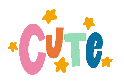 Star Lettering Sticker