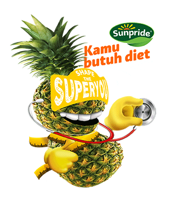 Health Fruit Sticker by Sunpride Indonesia