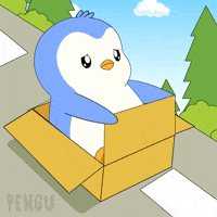 Penguin Driving GIF by Pudgy Penguins