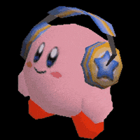 Thevishisland dance headphones kirby thevishisland GIF