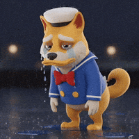 Sad Digital Art GIF by Doge Pound